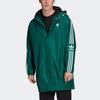 adidas Originals Trefoil Long WB Hooded Windbreaker Men Outerwear Forest-Green FL0012