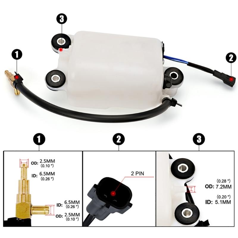 Zespół zbiornika oleju zaburtowego dla DFI Sport XS 3.0L 200HP 225HP 250HP 8M0064075 1200-8M0064075 12008M006407