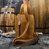 Luxury Designer Men's Leather Chest Bag Real Cowhide Men's Chest Packs Crossbody Male Bag Single Shoulder Bag Man Popular 2026