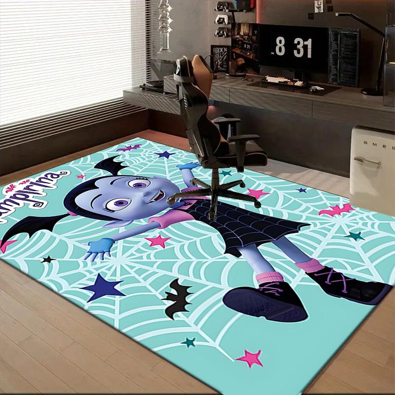 1PC Vampirina  Rug for Livingroom,Bedroom, Palyroom, Chair Rug, Area rug, Game Carpet, Large Size Rug Fan Christmas gift