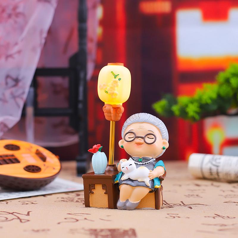 "Decor creativ pentru casă cuplu japonez în vârstă pentru nunți și cadouri - Model 935-1"