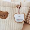 Korean-Style Cute Bear Doll Bag Pendant & Children's Name Tag Keychain