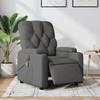 Vidaxl Reclining Massage Chair, Electric, Dark Grey, Fabric