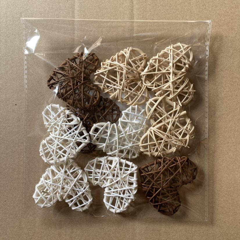 12Pcs Hand-woven Rattan Ornaments for Home, Festival, and Various Environmental Decorations To Enhance Environmental Beauty and Family Atmosphere