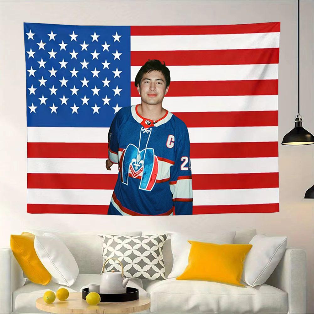Heißer Rivalität SShane Hockey Humorvolles Wandteppich-Flagge Bar Restaurant Schlafzimmer Party Wanddekoration