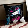 Anime HHelluva BBossS Cushion Cover Reversible Soft Durable Pillow Cover Home  Car MultiScene Use for Daily Comfort
