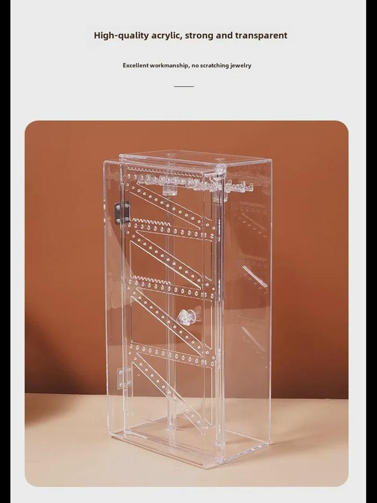 Akrilik Toz Geçirmez Kolye Saklama ve Sergileme Standı