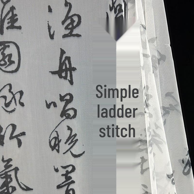 Ancient Style Ink Painting Gauze Curtain for Ceiling & Wedding Decoration