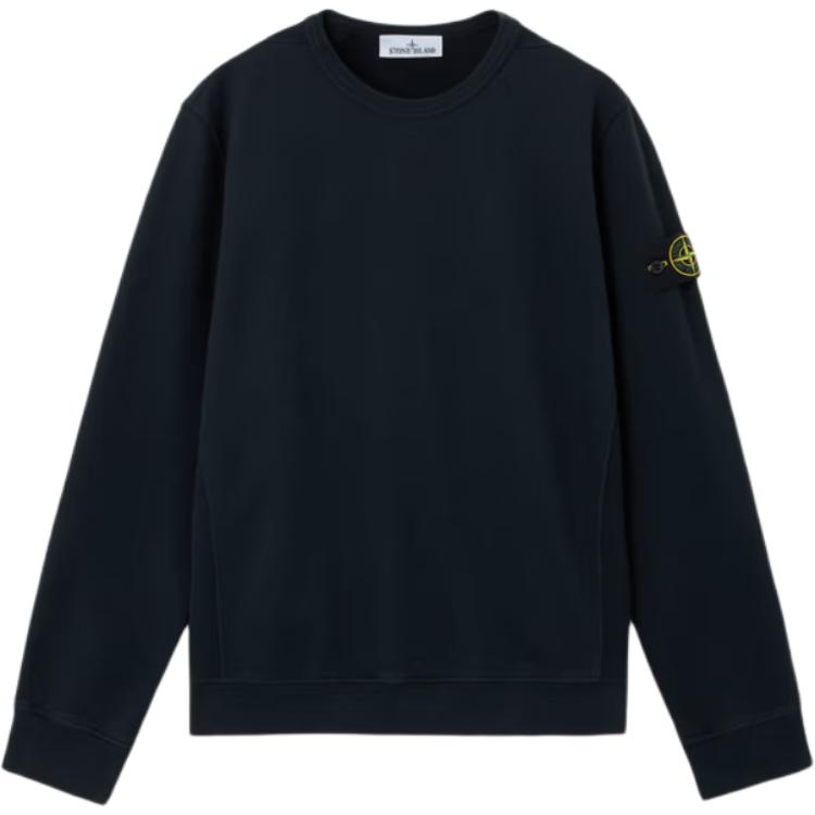 

Stone Island Badge Crew Neck Pullover Sweatshirt Men sweatshirt Navy-Blue K2S156100028S0A20V0020 M