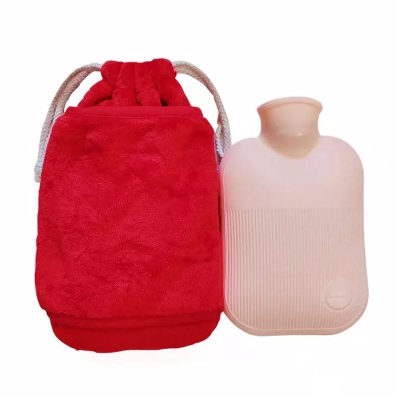 Hot Water Bag Water Injection Thickened Explosion-Proof Warm Hands Warm Feet Hot Compress Belly Warming Irrigation Hand Warmer Student Plush Warm