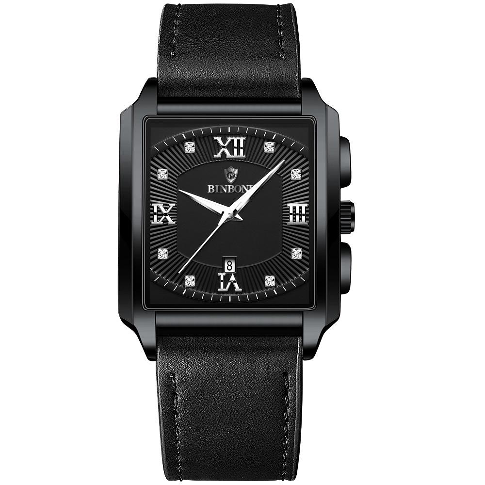 Men s Stainless Steel Sports Calendar Quartz Waterproof Watch