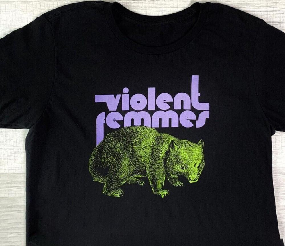 Vtg Violent Femmes Band Cotton S-5XL Black Unisex Classic Tee Shirt BL191 Unisex T-Shirt M