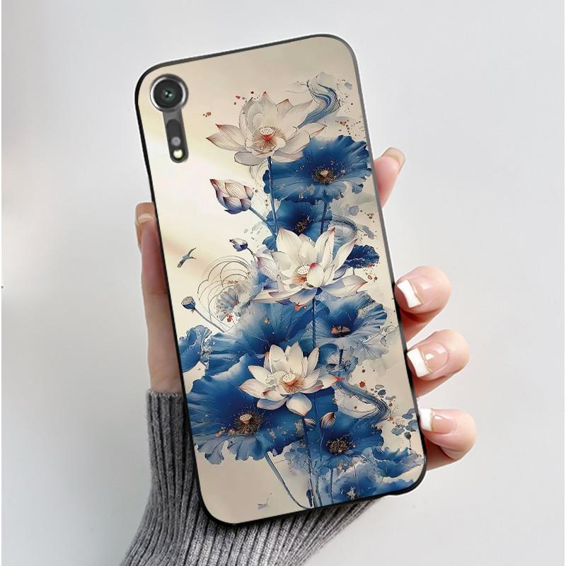 Casing For Sony Xperia XZs XZ XR SOV35 602SO SO-03J Case Matte Black Soft Slim Cover Aesthetic Luxury Cute Cool Boys Girls Shell