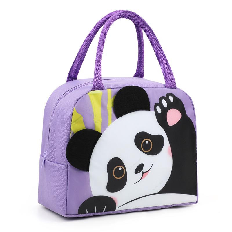 3D Cartoon Insulated Lunch Bento Bag - Thick Aluminum Foil, Ideal for Students & Outdoors