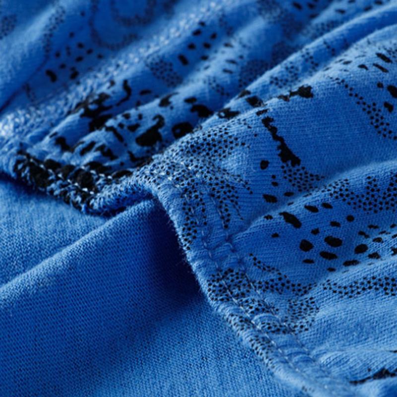 XL-5XL Luźne męskie majtki w dużych rozmiarach Oddychające bawełniane majtki Męska bielizna ze wzorem smoka