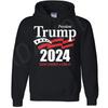 Trump 2024  Hoodie Keep America Great President Donald Adults Unisex Pullover