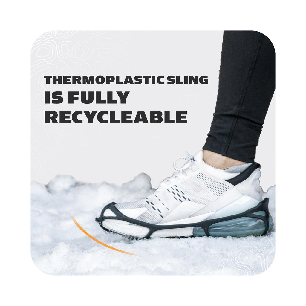 YakTrax Walk XS Größe Schneeschuh-Steigeisen Schnee Eis Spikes 08006 19,5cm-23cm Rutschfest