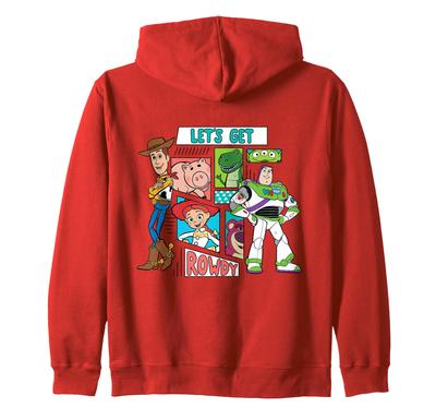 Disney Pixar Toy Story 30th Anniversary Let's Get Rowdy Zip Hoodie