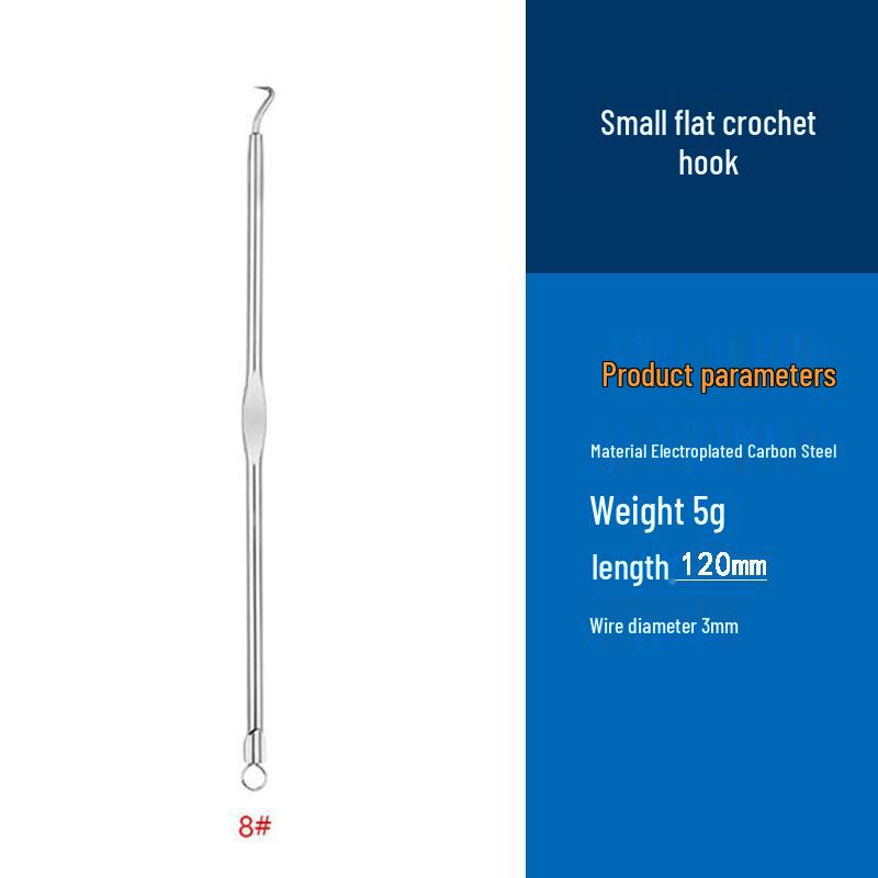 Stainless Steel Double-Ended Pimple Tweezer & Blackhead Remover Tool Set