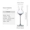 TT6202 CRISON Whiskey Scent Wine Cup Goblet Scotland Whisky Smelling Crystal Cup Brandy Snifter Tulip Aroma Professional Tasting