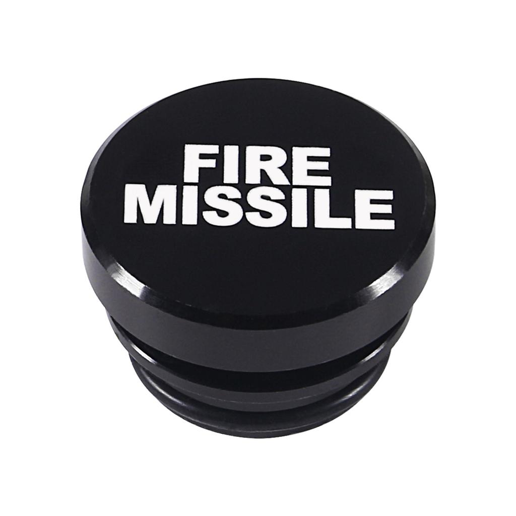Universal Fire Missile Eject Button Car Cigarette Lighter Cover Universal Aluminum Red Ignition Cap 12V Socket for Most Cars