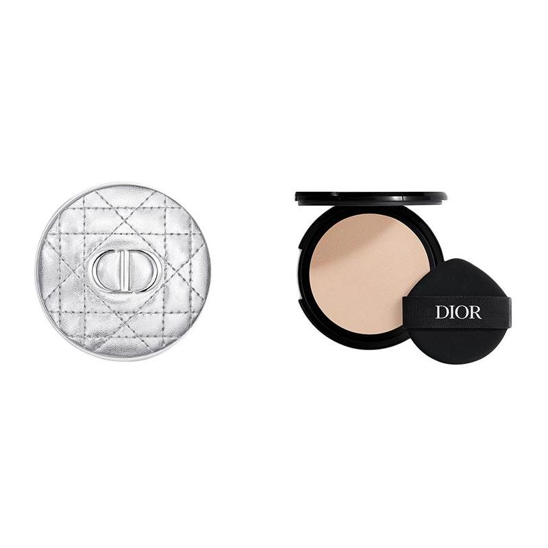 DIOR Cushion Two-piece set: retro silver plaid + smooth satin 0N air cushion core