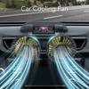 Car Cooling Fan Dual Head Adjustable Cigarette Lighter Connector Multifunction Air Circulator for Vehicles