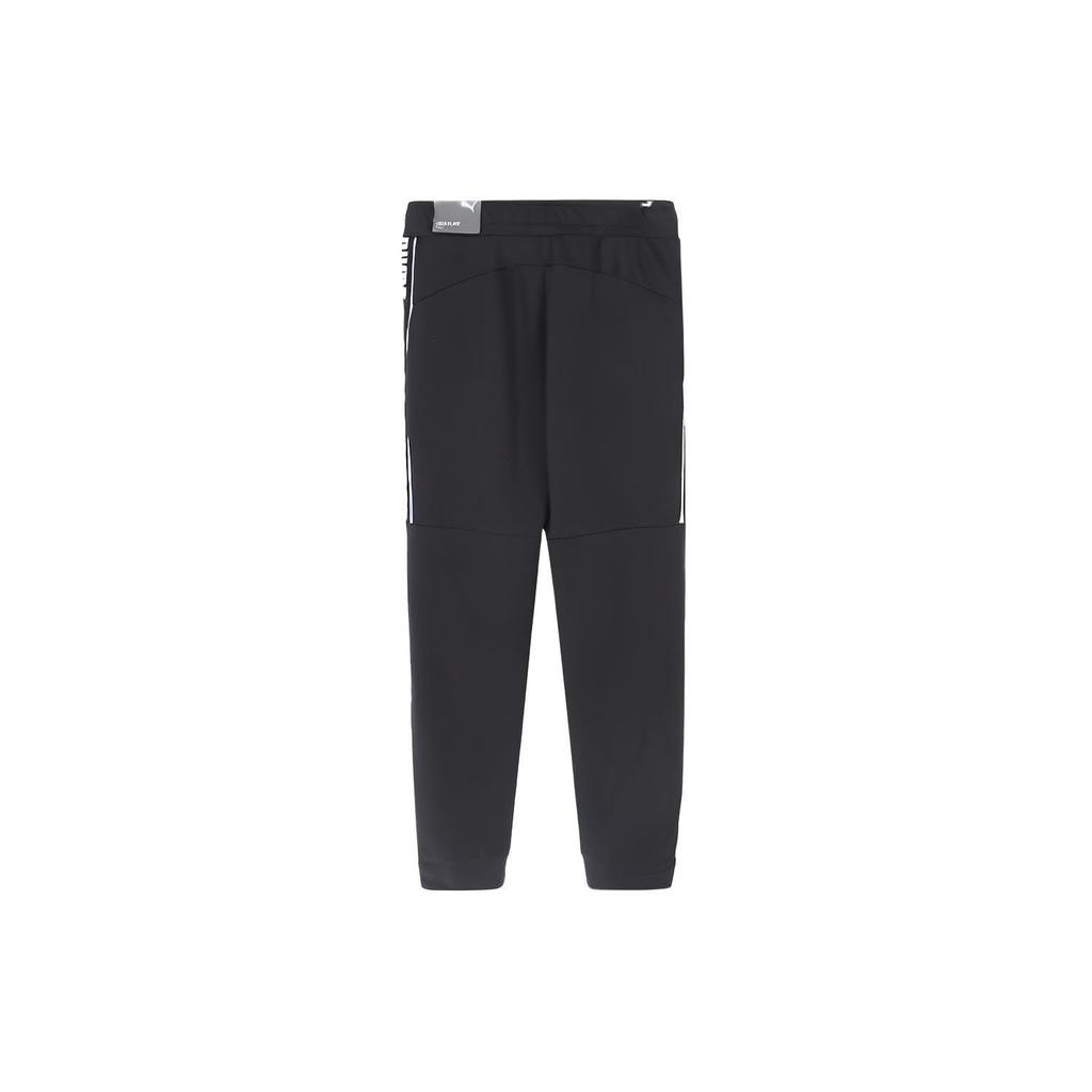 Puma Knitted Sweatpants Men's Black Moderate Cuffed Pants 580954-01