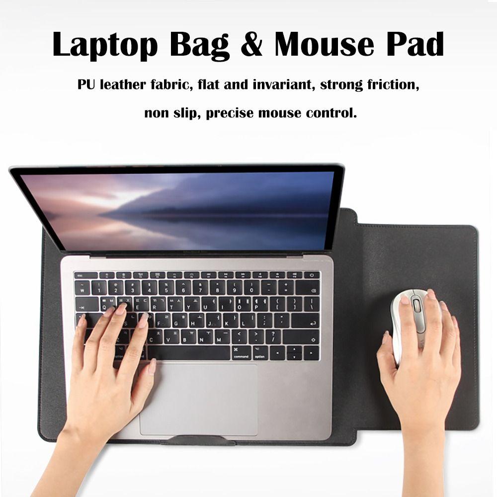 13 15 Inch Shockproof Laptop Sleeve with Mouse Pad Notebook Cover for HP/Dell/Surface Ultrabook