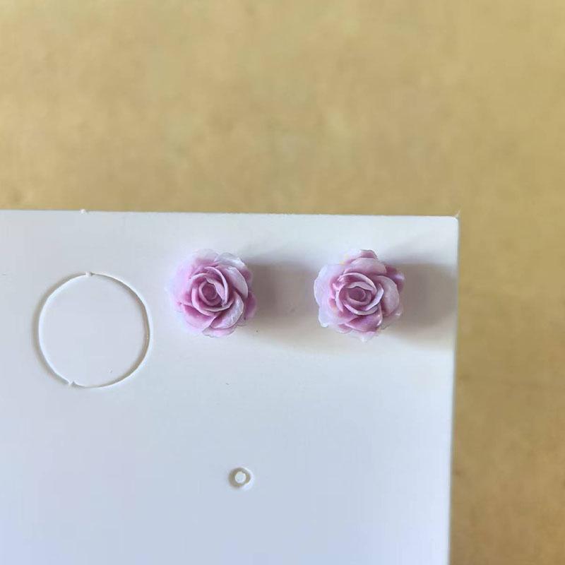 Sweet Camellia No-Piercing Magnetic Butterfly Earrings for Women