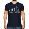 Windsurfing Evolution Of Unisex Men's T-shirt Gift Clothing Windsurfer Surfing