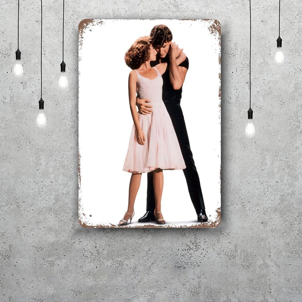 dirty dancing Movie Decor Poster Vintage Tin Sign Metal Sign Decorative Plaque for Pub Bar Man Cave Club Wall Decoration