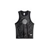 Logo Print Camouflage V-Neck Basketball Vest Men Tops Black DX0258-010