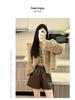 Women's PU Leather High-Waist Bootcut Shorts - 2024 Autumn/Winter Plus Size Fashion