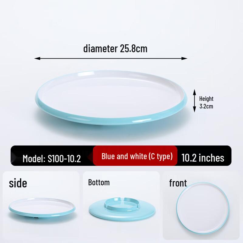 Commercial Melamine Round Serving Plate