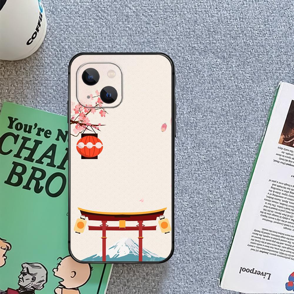 Mount Fuji Japan Art Phone Case Cover Coque For Iphone Xiaomi Mi Samsung Galaxy Redmi Note A S 11 12 13 14 15 22 23 24 5G Pro Plus Max Fe Ultra