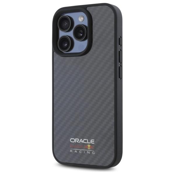 Etui Do iPhone 16 Pro Max Red Bull MagSafe Carbon Fiber Czarne