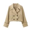 Fashion Wind 2024 New Fall Women's Clothing Stylish Easiest for Match Trench Coat Short Jacket 3046242