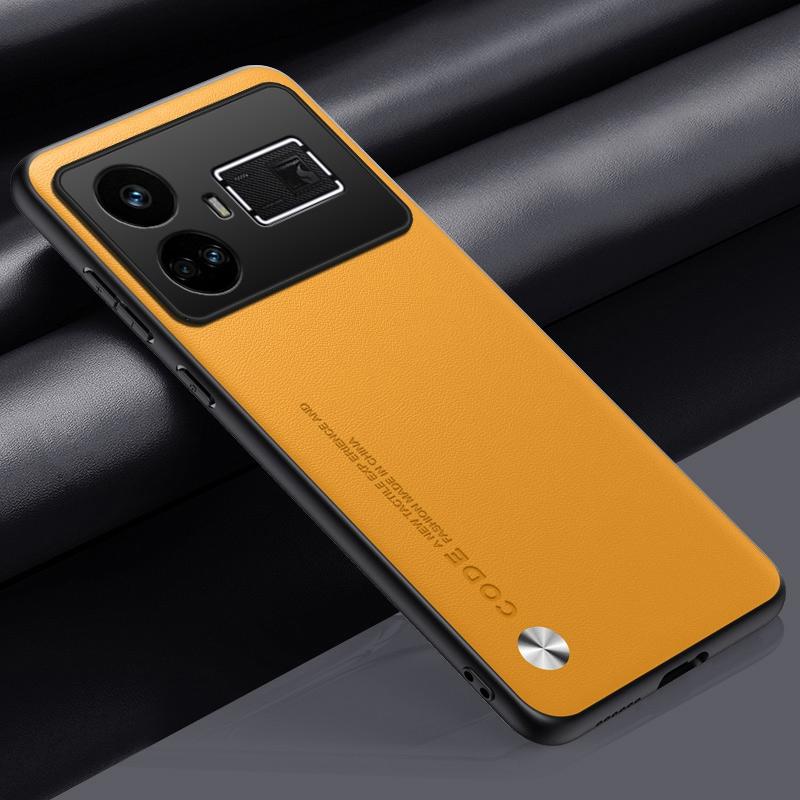 Luksusowe etui ze skóry PU dla Realme GT5 5G Matowe etui Silikonowa pełna ochrona Etui na telefon dla Realme GT2 Pro GT3 GT 5 3 2 Coque