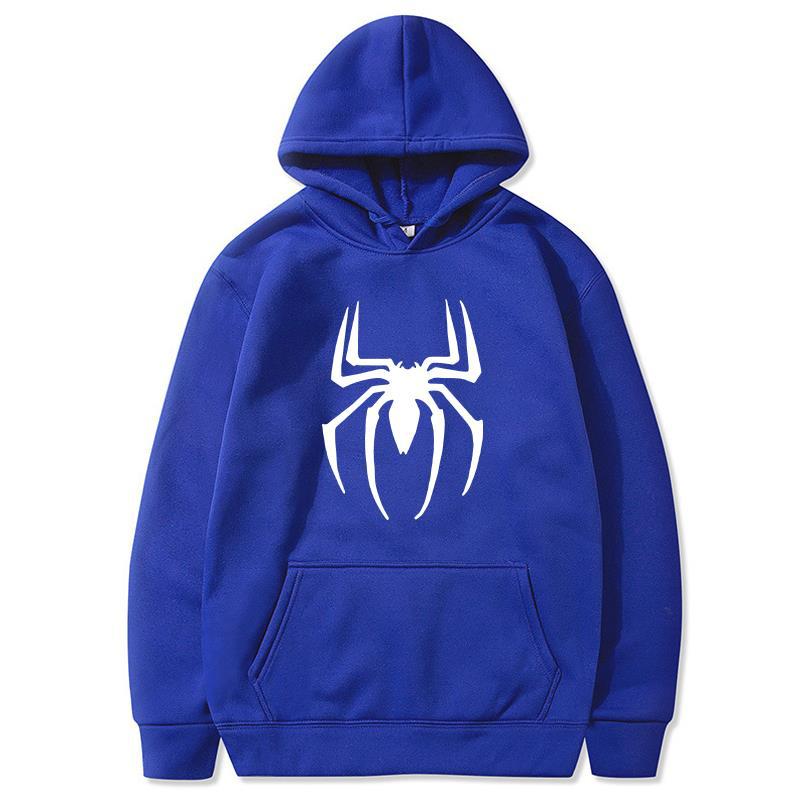 2022 neue Unisex Hoodie Street Fashion Spider Print Sweatshirt Fleece Hoodie Damen Casual Lustige Pullover