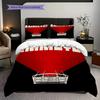 Rock Band Action Intense Performance Bedding (1 * duvet cover + 2 * pillowcase, without core) 2D Flat Bedding set Soft and comfortable