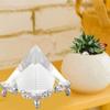 Creative Crystal Pyramid Quartz Stone Carving Figurine Home Decoration