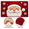 Embossed Christmas Tree Doormat, Non Slip Washable Entrance Rug, Easy Care Indoor Outdoor Floor Mat, 2027 New Year Xmas Home Decor