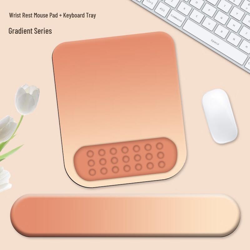 Fumede Ergonomic Gradient Mouse Pad with Wrist Rest Set