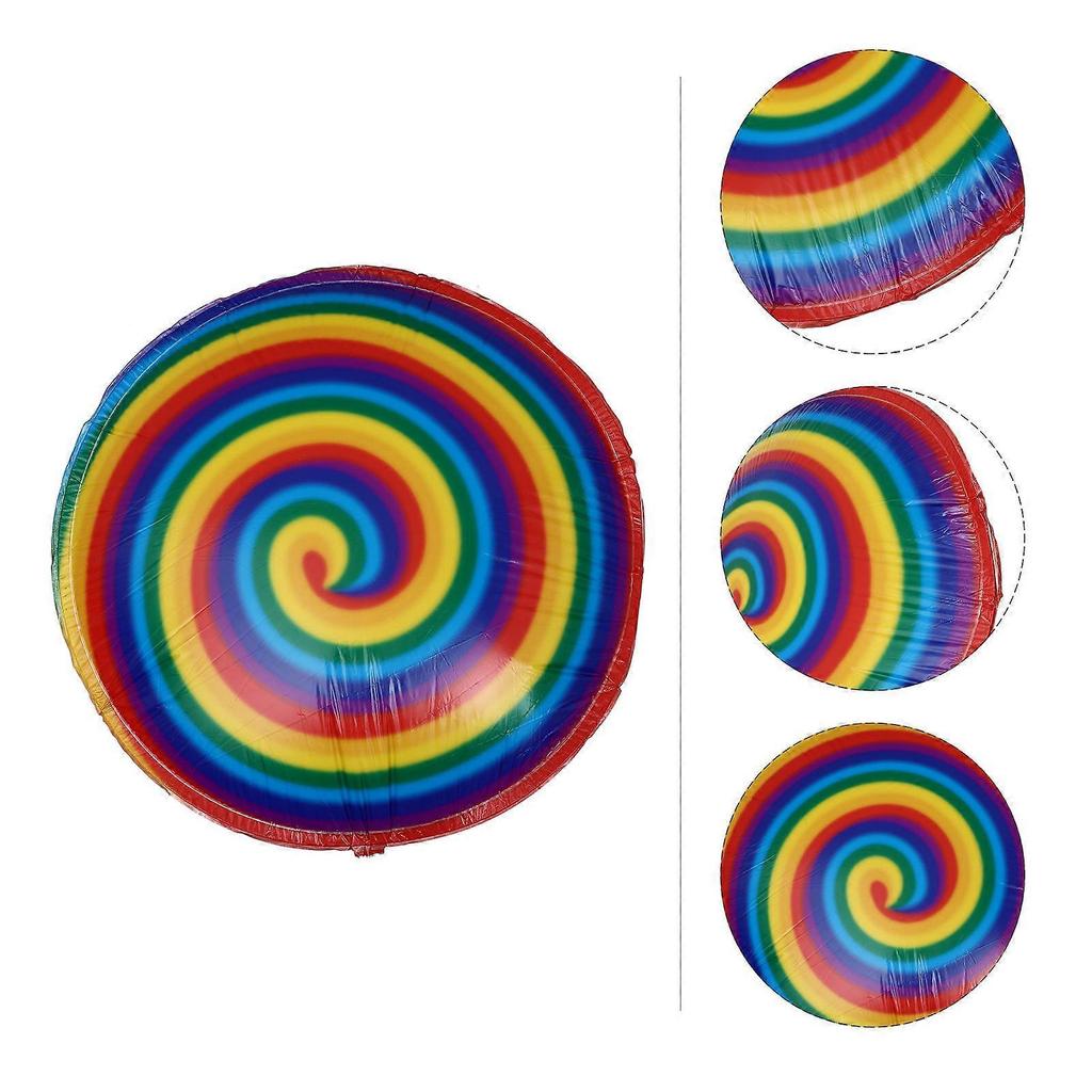 Inflatable Flying Disc Toy for Kids Playing Portable Lightweight Outdoor Fun Plastic Assorted Color