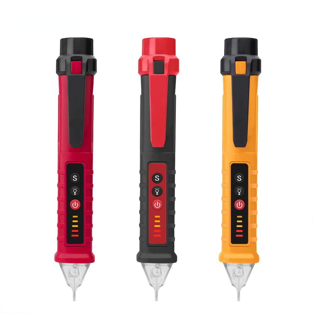 

Бесконтактный детектор напряжения переменного тока 12 В-1000 В, тестер, ручка с регулируемой чувствительностью, электрический индикатор, светодиодный детектор напряжения на выходе, датчик LM