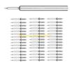 F26C 100-piece/set Sheep Horn Nails Rustproof & Reusable Cement Nails Strong and Reliable Baseboard Installation Solution