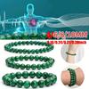 Natural Green Malachite Stone Bracelet 6/8/10mm Handmade Round Beads Bracelets Couple Energy Yoga Bracelet Men Women Jewelry Top