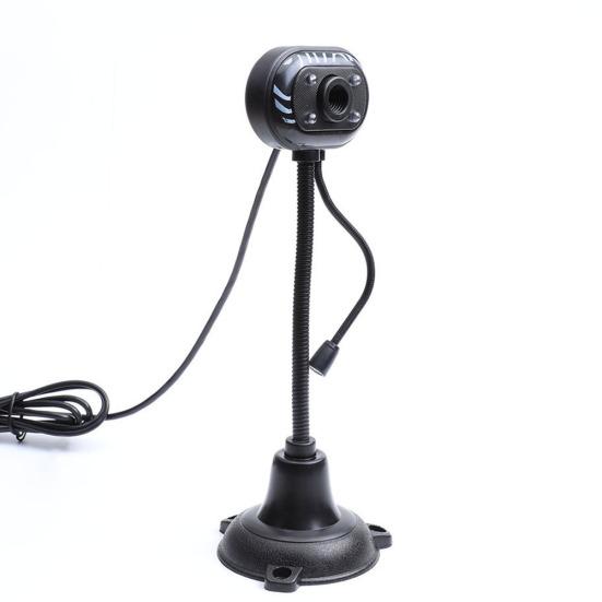 Home Webcam USB2.0 Night Vision Video Recording Camera with Mic for Laptop PC