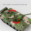 1/32 Scale SWAT 99B / M1A2 / Leopard 2 Diecast Tank Model Toy, Pull Back Toy Vehicle with Sound and Light for Kids Toddler Boys Girls Gift Collection